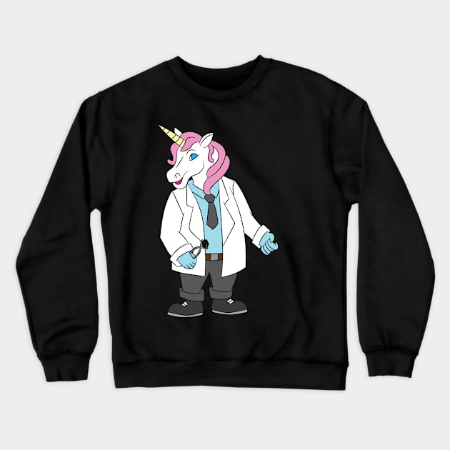 Dental Assistant Shirt | Unicorn Doctor Gift Crewneck Sweatshirt by Gawkclothing